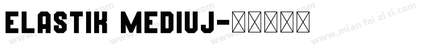 elastik mediuj字体转换